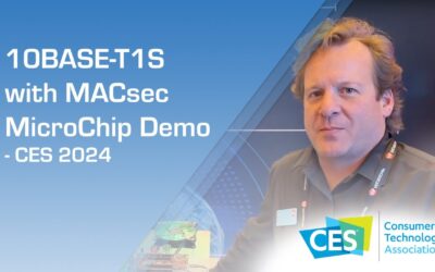 10BASE-T1S with MACsec – MicroChip Demo at  CES 2024